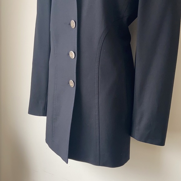 ESCADA black tuxedo style structured blazer s38 - Picture 3 of 7